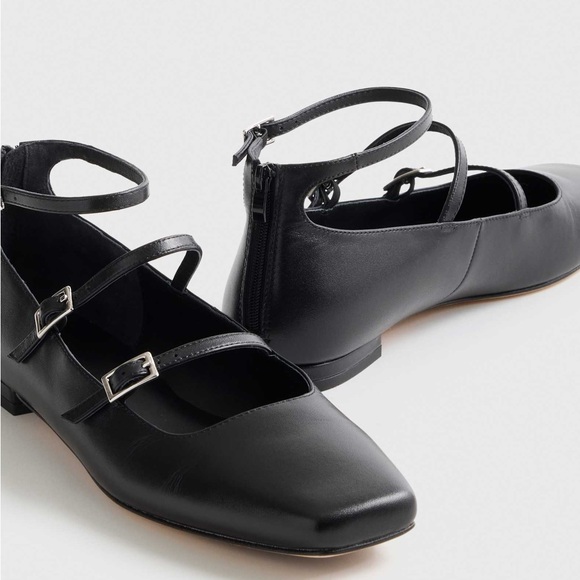 NEW IN BOX Quince Italian Leather Strappy Ballet Flats - Picture 6 of 11